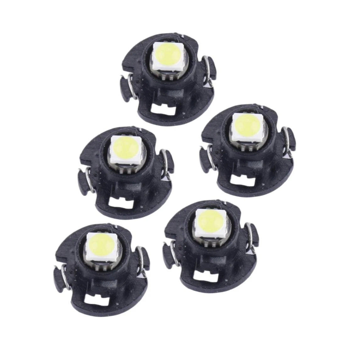 5x White T4.2 Neo Wedge LED Light Bulbs for A/C Climate Control Switches