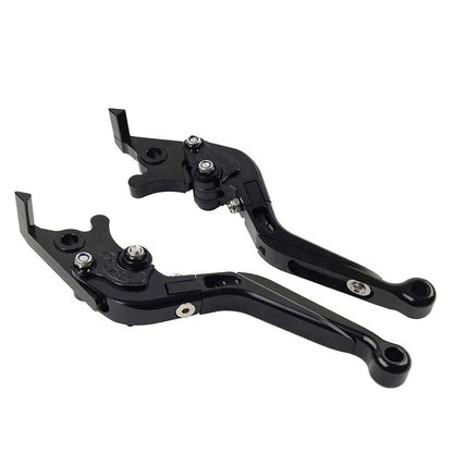 Black Extendable Brake Clutch Levers for Kawasaki Z650 Z900 Ninja (2017-2022)