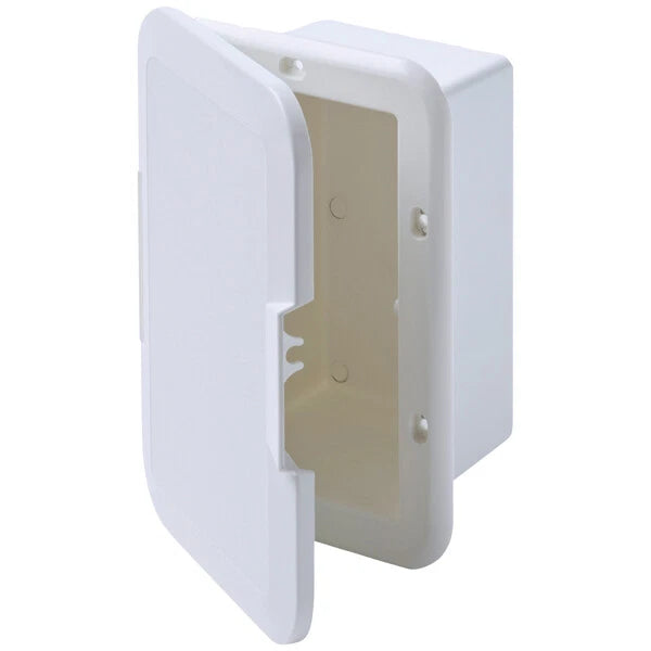 Boat Caravan Storage Box Flush Mounted with Door 210x165x80mm Made in Italy