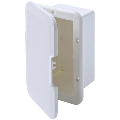 Boat Caravan Storage Box Flush Mounted with Door 210x165x80mm Made in Italy