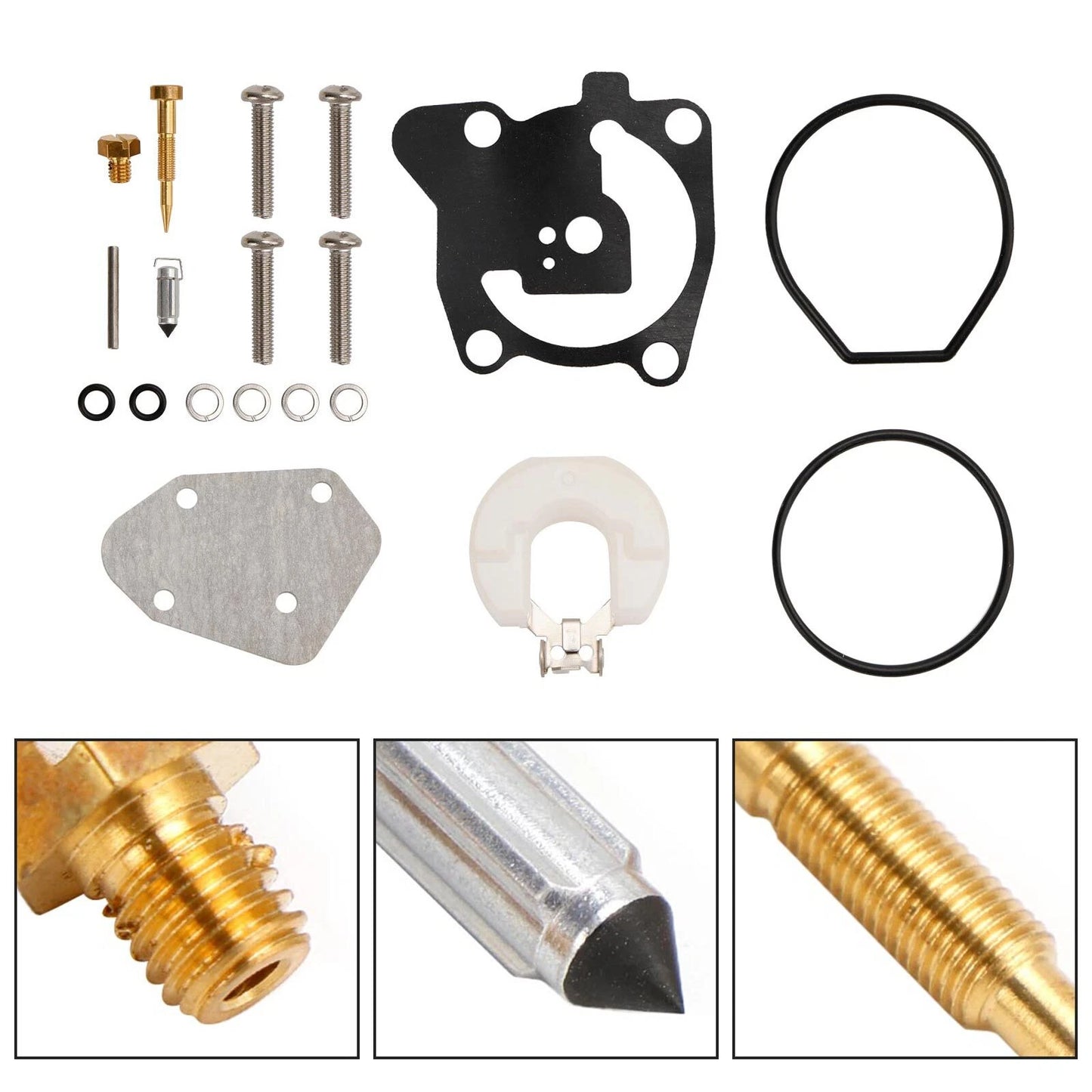 Carburetor Repair Kit for Yamaha 2-Stroke 40HP E40X Outboard (1996-2000)