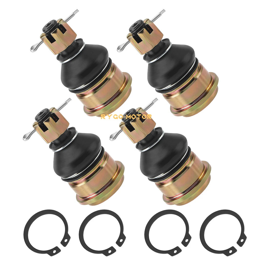 4x Front Upper & Lower Ball Joints for Yamaha Kodiak 450/700 & Grizzly 550/700