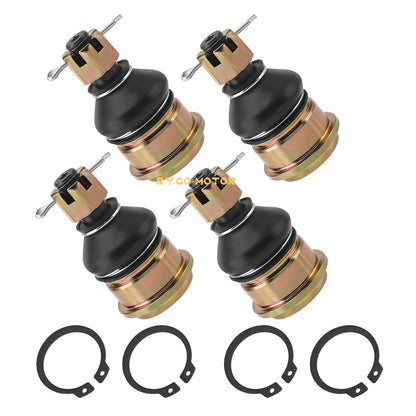 4x Front Upper & Lower Ball Joints for Yamaha Kodiak 450/700 & Grizzly 550/700