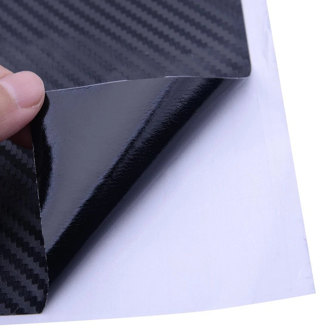 4x Carbon Fiber Style B Window Pillar Post Stickers for Ford F150 (2015-2023)