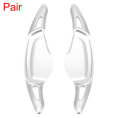 Silver Tone Steering Wheel Shift Paddle Covers for BMW X3 X4 X5 M5 Z4 (2011-2023)
