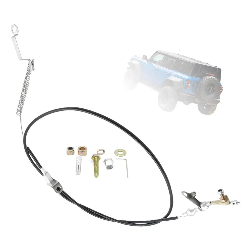 Kickdown Cable Kit for Ford E-150 F-150 Econoline E-250 F-250 (1980-1996)