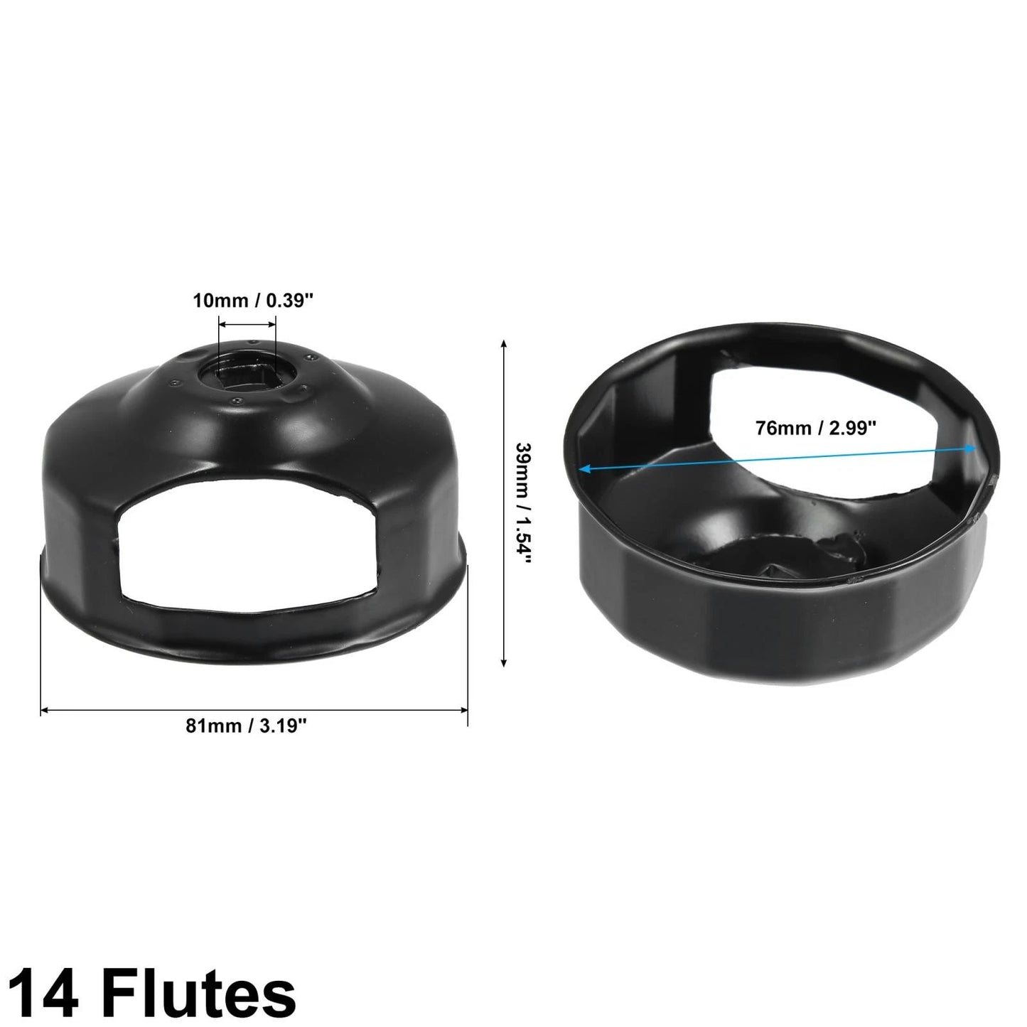 Oil Filter Wrench Cap Socket Tools 76mm for Harley (1984-2021)