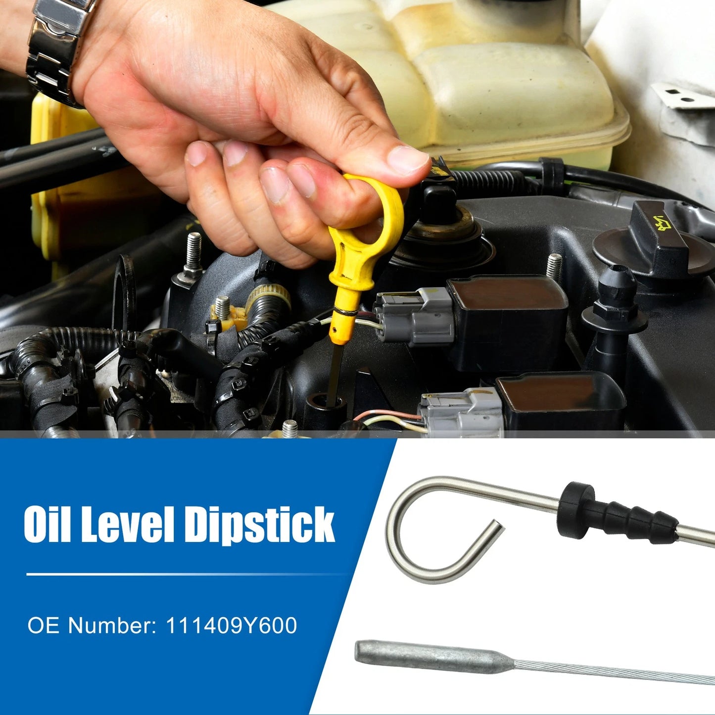 Engine Oil Level Dipstick for Nissan Patrol GQ Y60 (1990-1997)