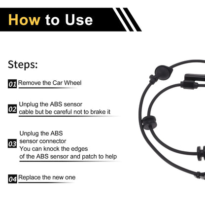 ABS Wheel Speed Sensor for Toyota Prius (2012-2015) 1 x Left Rear