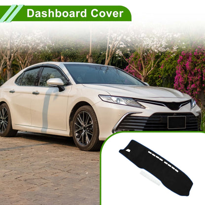 Dashboard Dash Cover Mat for Toyota Hilux Gun125 Black Blue (2017-2020)