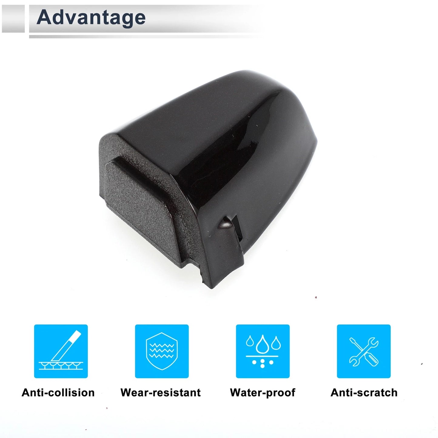 Front Left Door Handle Cover for BMW X1 X2 (2015-2018) - Brown Cap