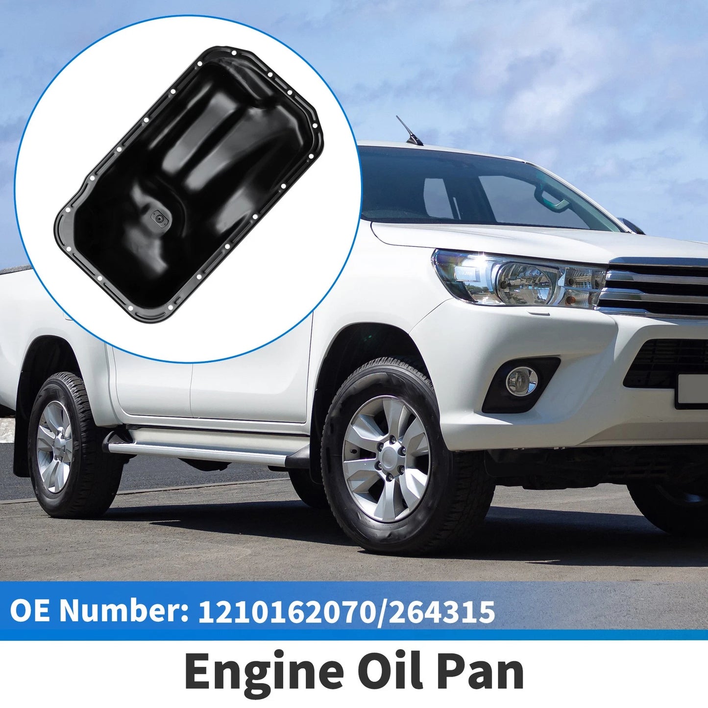 1 Pc Engine Oil Pan for Toyota Tundra (2000-2004)