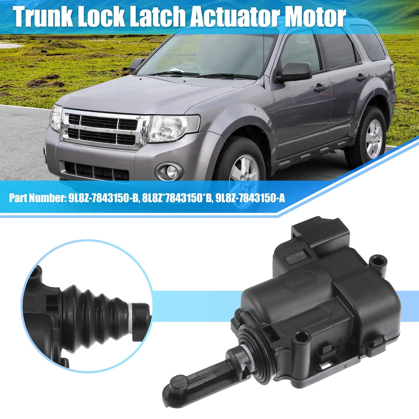 Rear Liftgate Trunk Latch Lock Actuator for Ford Escape (2001-2012)