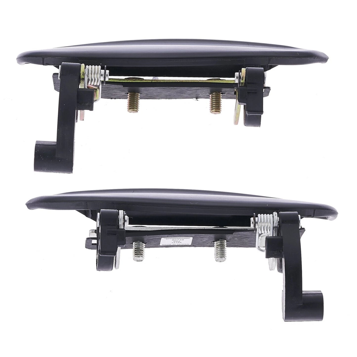 4pc Outer Door Handle Set Black for Kia Rio (2002-2005)