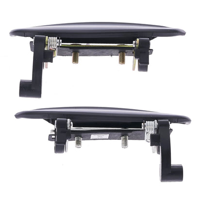 4pc Outer Door Handle Set Black for Kia Rio (2002-2005)