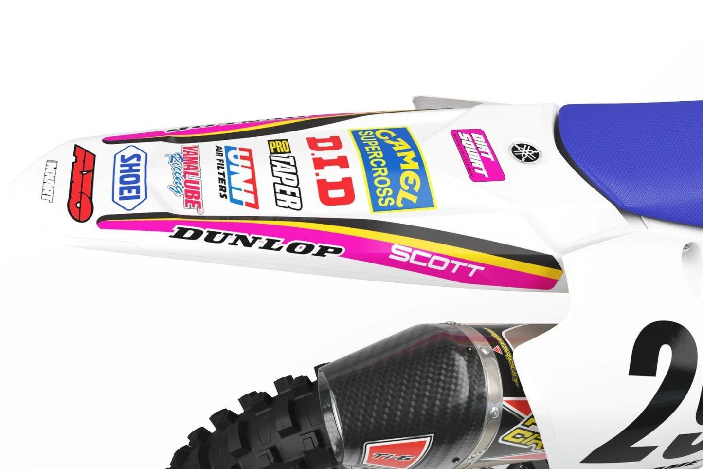 Custom Graphic Kit BERM STYLE for Yamaha TTR 230 Decals (2005-2020)