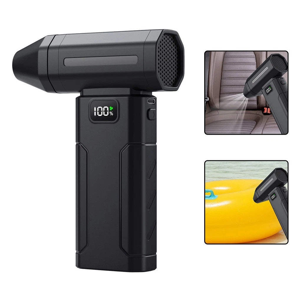 Powerful Handheld Turbo Fan 100000RPM 5 Speed for Outdoor Applications