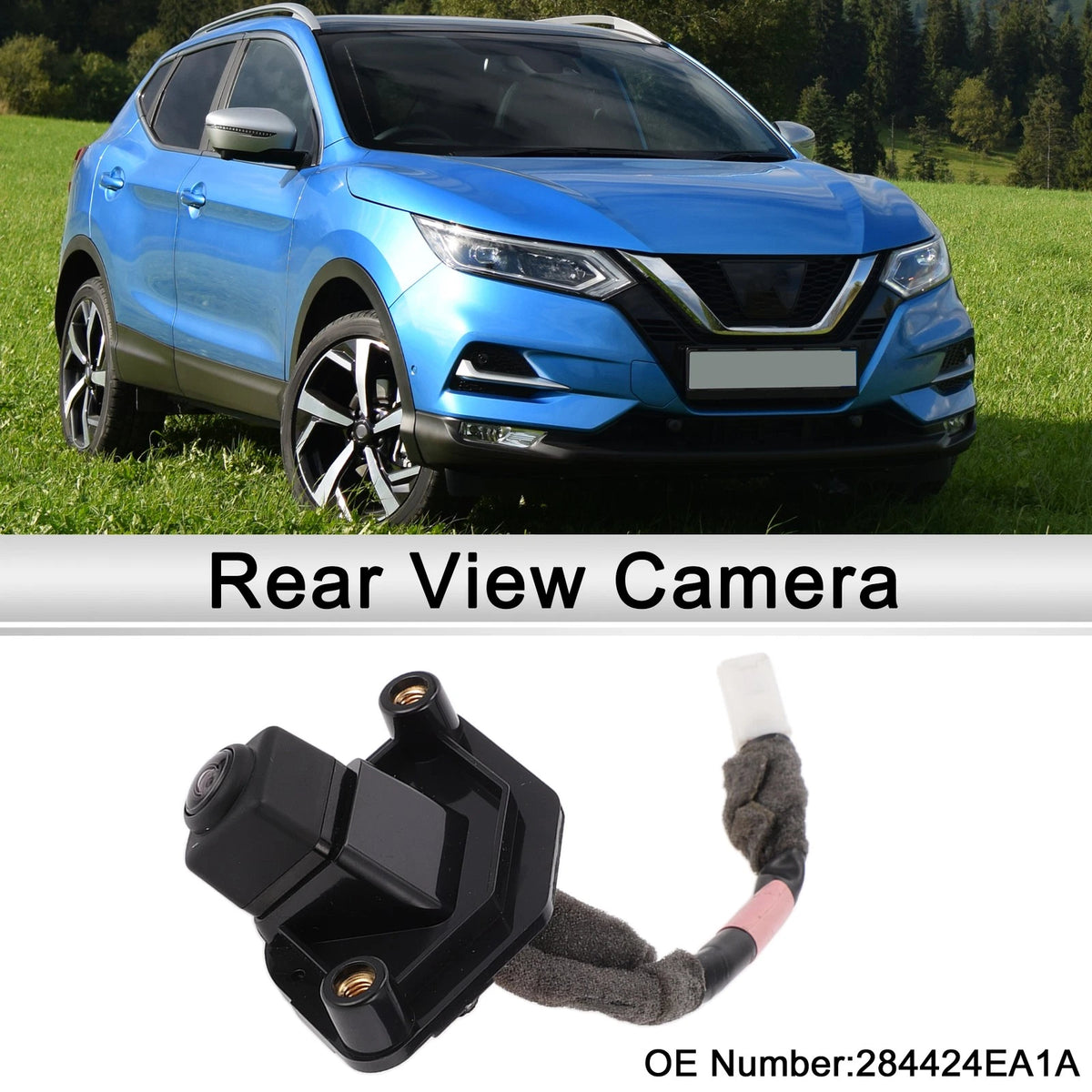 Rear View Camera for Nissan Qashqai (120-180 Degree)