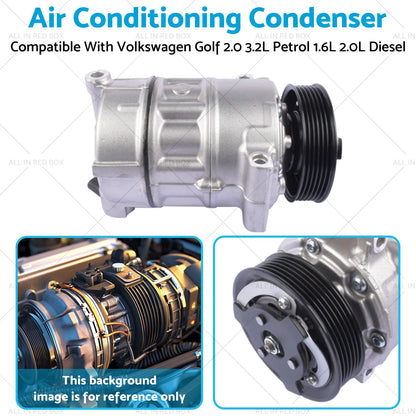 Air Con Compressor for Volkswagen Golf 2.0 3.2L Petrol 1.6L 2.0L Diesel