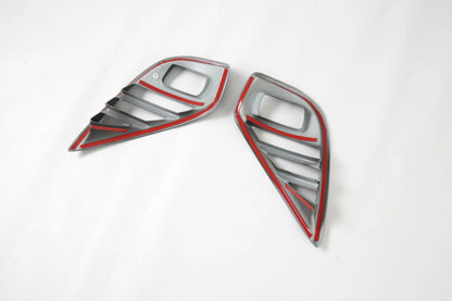 Carbon Fiber Front Fog Light Lamp Covers for Toyota Highlander (2020-2023)