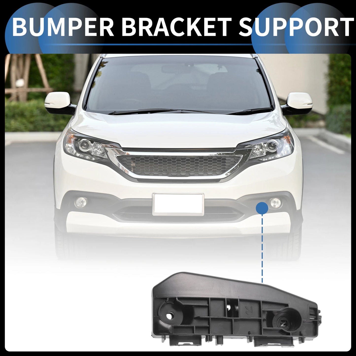 Right Front Bumper Retainer Bracket for Toyota Land Cruiser (2008-2021)