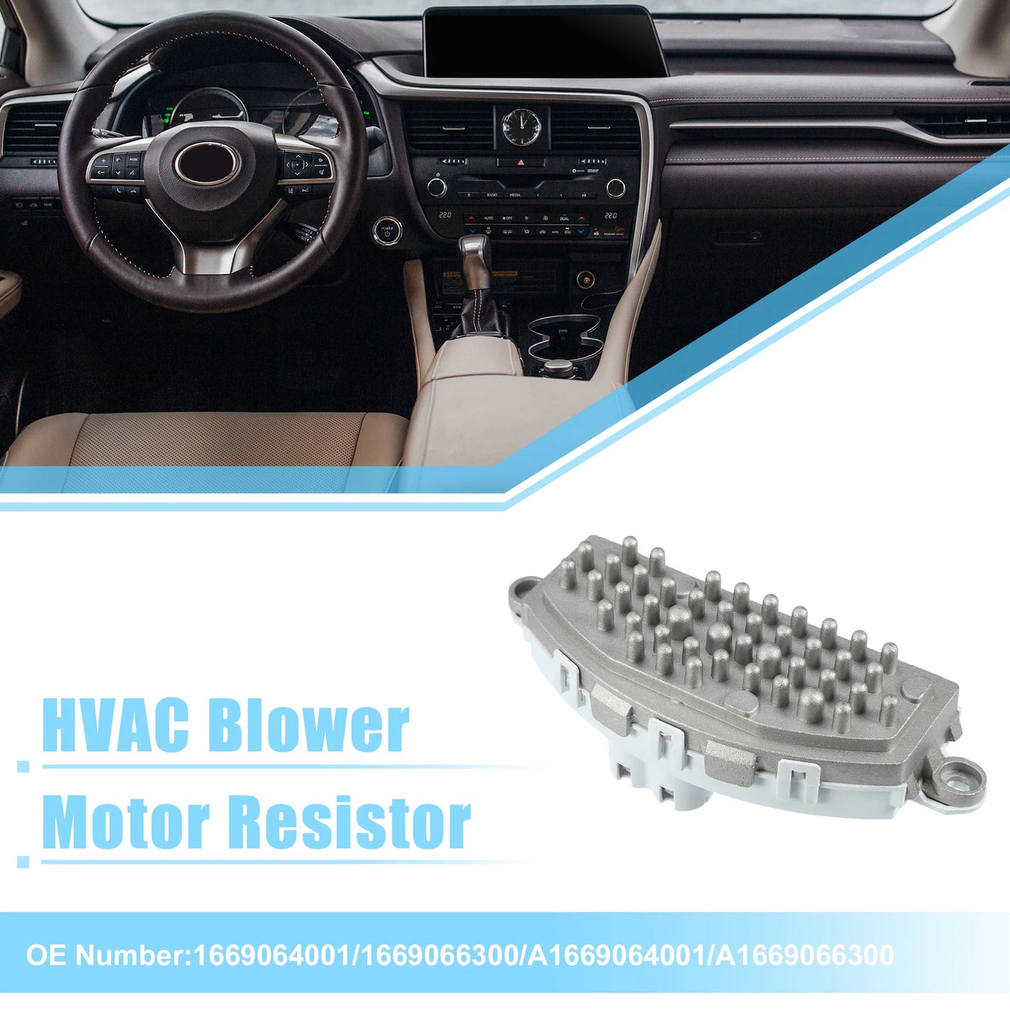 HVAC Heater Blower Resistor for MERCEDES-BENZ GL350 CDI (2012-2015)
