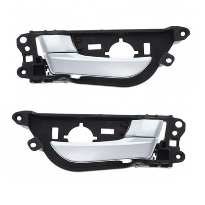 Door Handle Inner Set of 2 Silver for Hyundai Veloster (2011–2017)