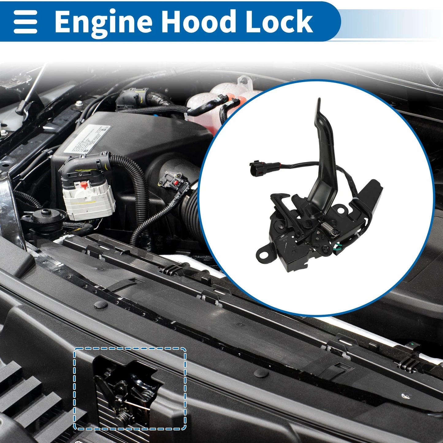 Hood Latch Assembly for Toyota Corolla (2019-2024)