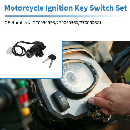 Ignition Key Switch 1 Set for Kawasaki ZX1000 Ninja 1000 (2011–2018)