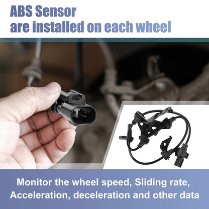 4pcs Front Rear Left Right ABS Sensor for Honda Accord (2008-2012)