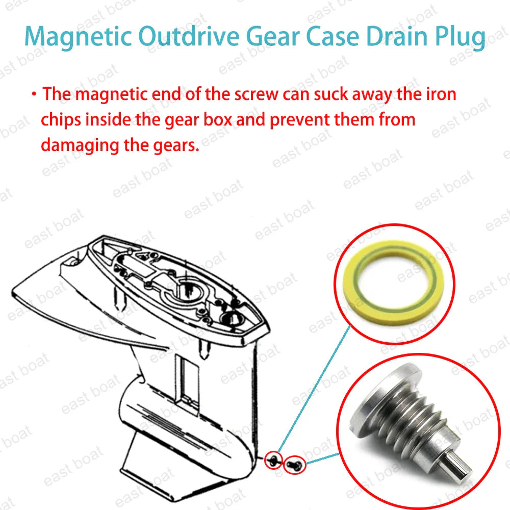 Lower Unit Gear Lube Drain Screw for Mercury/Mariner Outboard