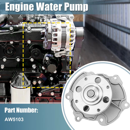 Water Pump for Buick LaCrosse and Chevrolet Impala (2005–2008, 2012)