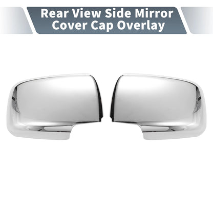 Chrome Plated Rearview Mirror Cover for Nissan X-Trail Rogue (2008-2013)