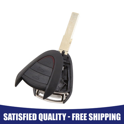 Car Key Shell Case for Porsche Boxster 987 Cayman 3 Button (2005-2012)