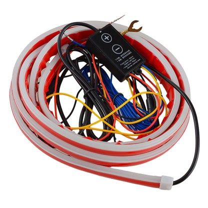 200cm Dynamic LED DRL Hood Light Strip for Car