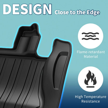 Flat Face Cargo Liner Rear Boot Mat for Toyota Sienna (2022-2024) 1 x TPE