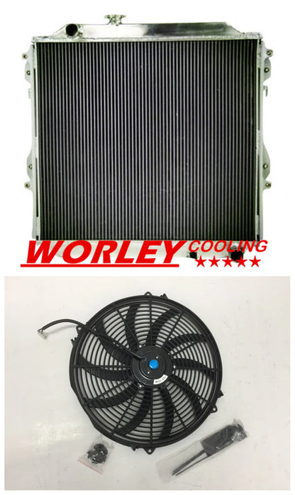 Aluminum Radiator for Toyota Hilux Surf KZN185 3.0L Diesel (1996-2002)