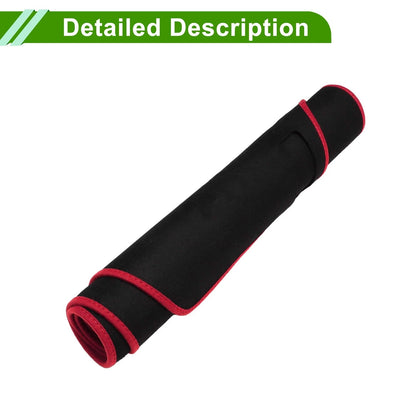 Dashboard Cover Mat for Toyota Hilux Gun125 2017-2020 Black Red