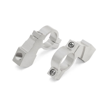 2 x Aluminum Alloy 10mm 7/8" Motorcycle Handlebar Rearview Mirror Holder