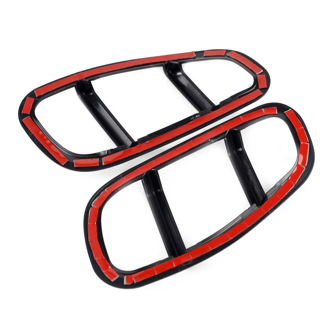 Black Front Fender Light Lamp Cover Trim for Jeep Renegade (2015-2023)