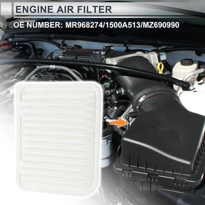 Engine Air Filter for Mitsubishi Outlander 2.4L 3.0L (2014-2020) 1 Pcs