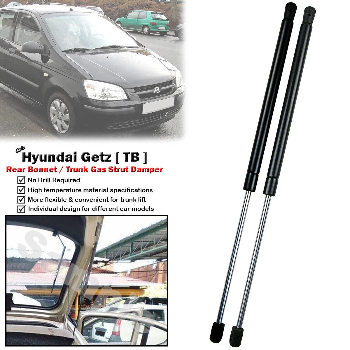 Gas Shock Strut for Hyundai Getz TB XL GL (2002-2011)