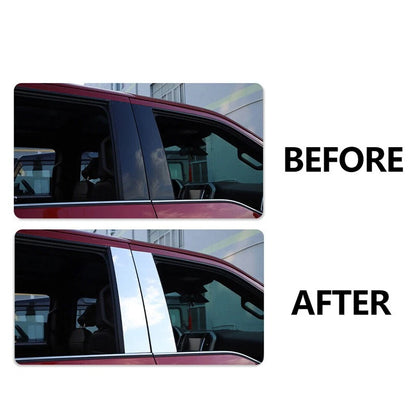 Door Pillar Post Molding Trim Cover for Ford F150 2015-2021