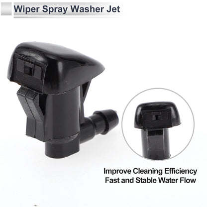 Washer Nozzle & 3 x Hose Connectors for Toyota