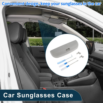 Sunglasses Case for BMW X1 U11 iX1 2022-2024 Eyeglasses Holder Grey