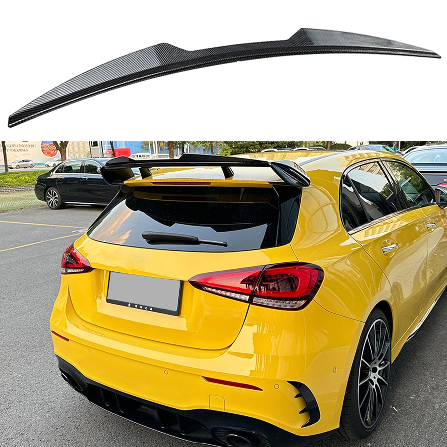 Rear Boot Spoiler for Mercedes Benz W177 A35 A45 AMG (2019-2022)