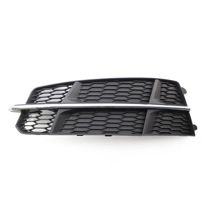 Left Front Bumper Lower Grille for Audi A6 C7 (2014-2018) Black Chrome