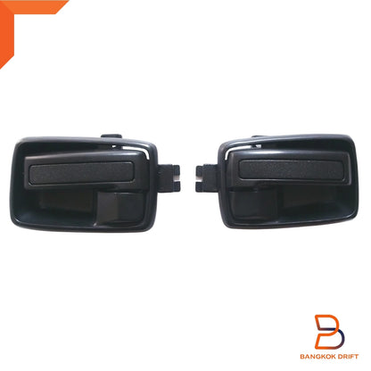 Black Inner Door Handle Pair for Holden Rodeo TF KB (80-03)