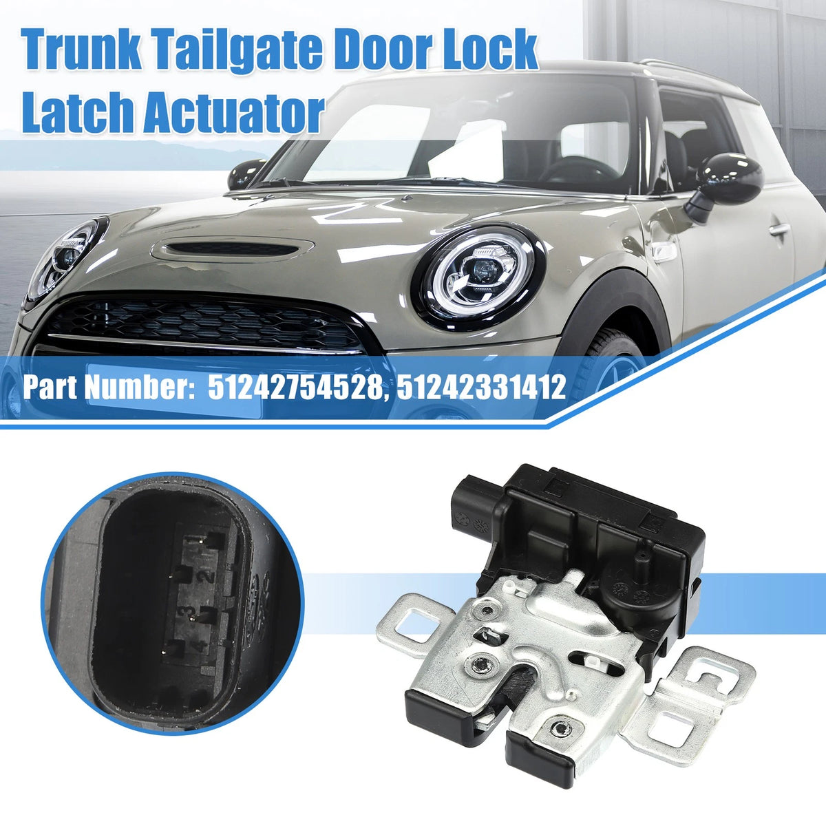 Trunk Latch Lock Actuator Motor for BMW Mini Cooper R50 R53 R56 R59 (2002-2013)