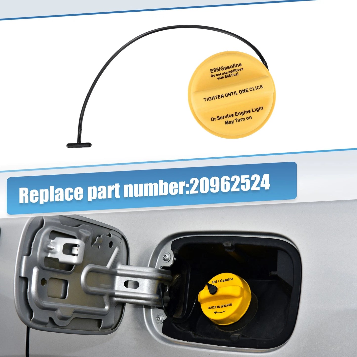 Fuel Tank Filler Cap for Chevy Avalanche Silverado 1500